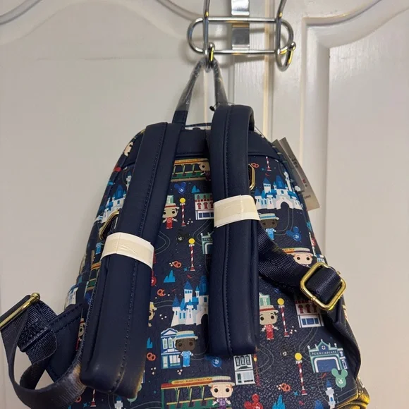 NWT Disney Parks Loungefly Dapper Dans Pop Mini Backpack Main Street Railway - Picture 6 of 11